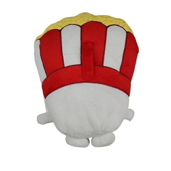 Shopkins 12" Poppy Corn Popcorn Bucket Red White Plush Novelty Fun Toy - Picture 3 of 12